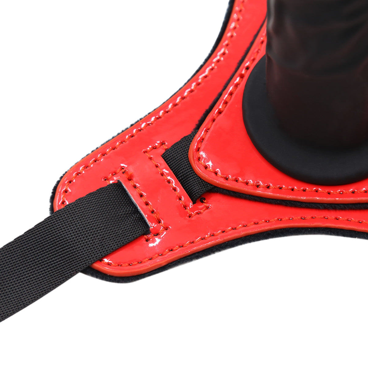 Small Strap On Dildo Removable Solid Black Cock