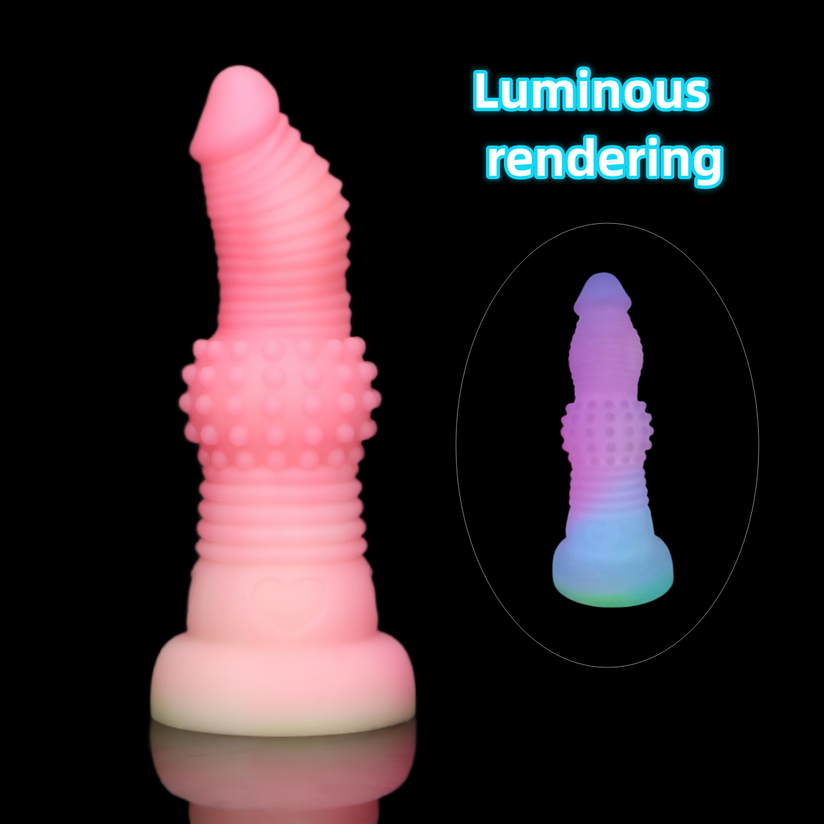 11 Inch G-Spot Curved Spiked Huge Dildo
