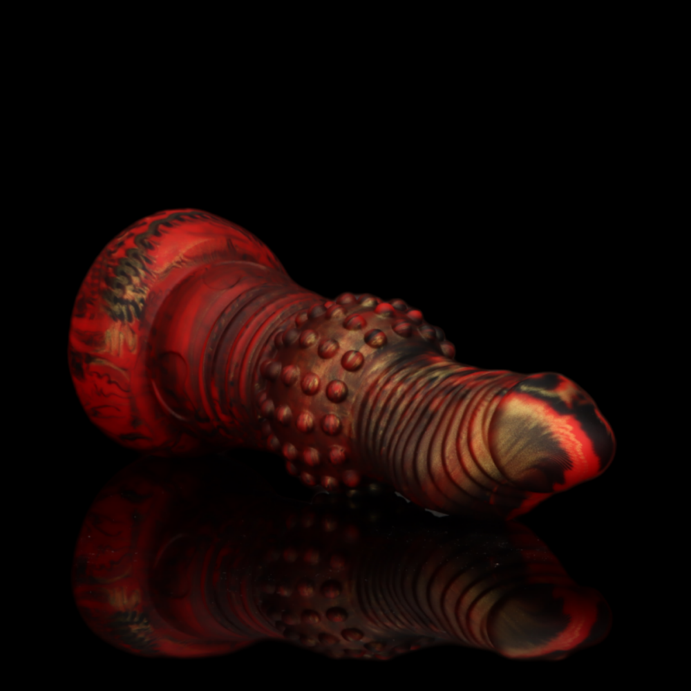 11 Inch G-Spot Curved Spiked Huge Dildo