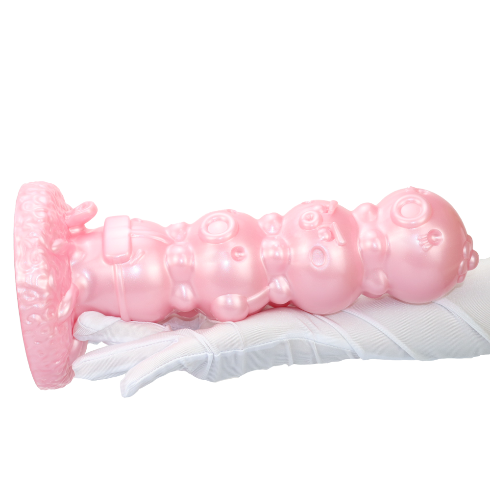 11 Inch Pink Silicone Cute Dildo Butt Plug