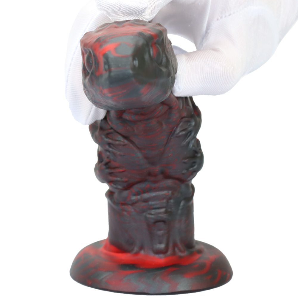 8 Inch Black Mutant Snake Dildo
