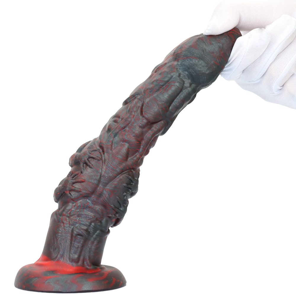 8 Inch Black Mutant Snake Dildo