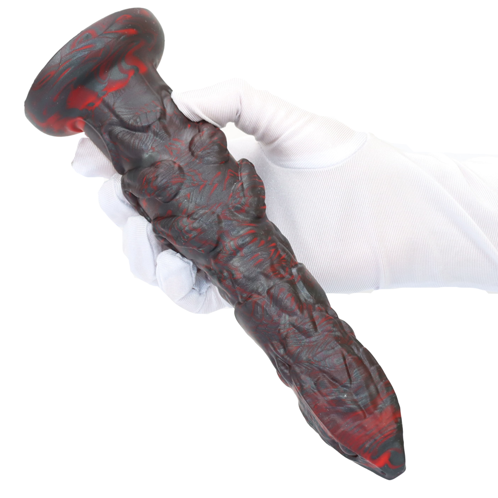 8 Inch Black Mutant Snake Dildo