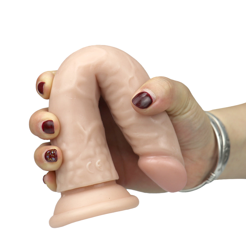 8 Inch Slim Curvy Anal Dildo