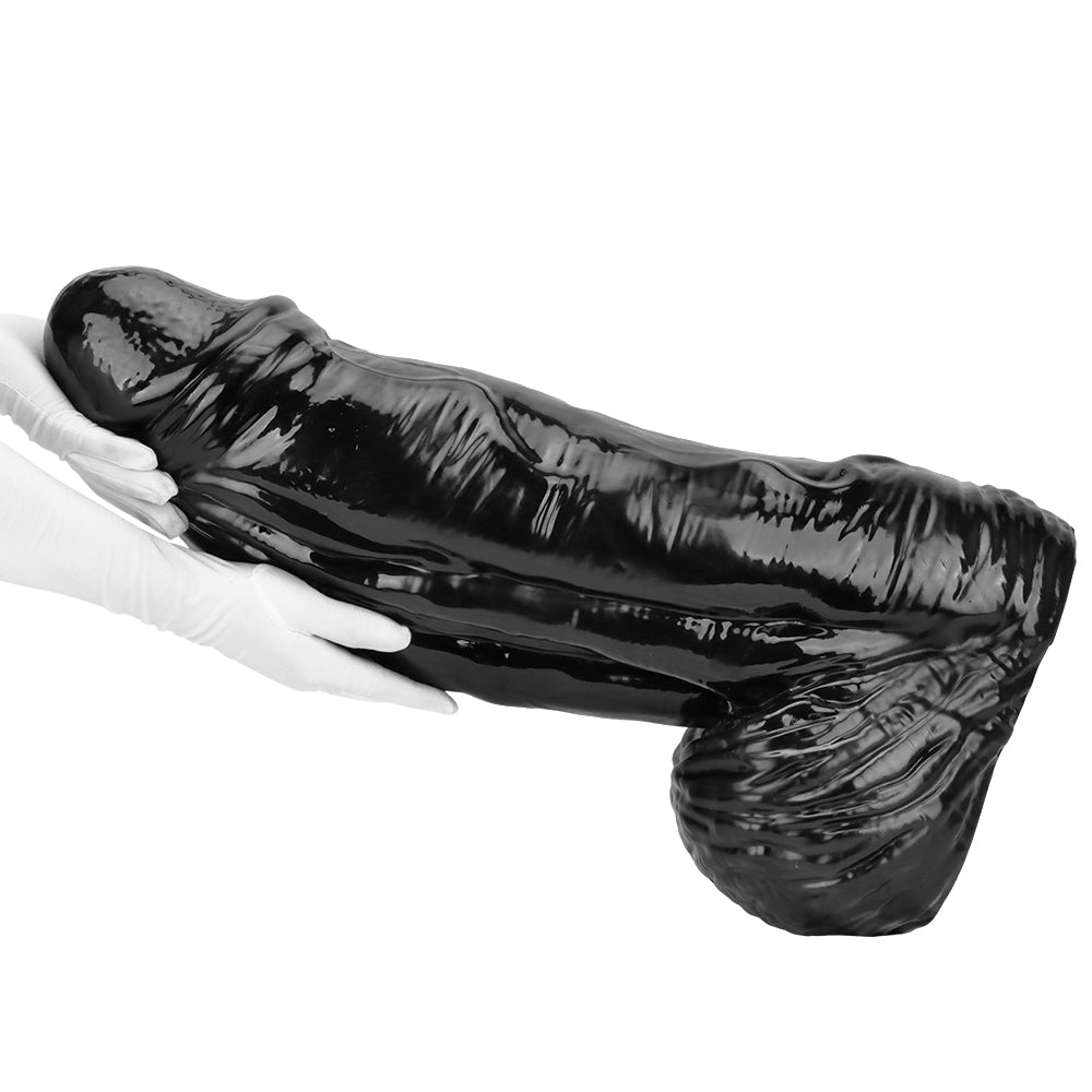 23 Inch Extreme Extra Big Black Dildo
