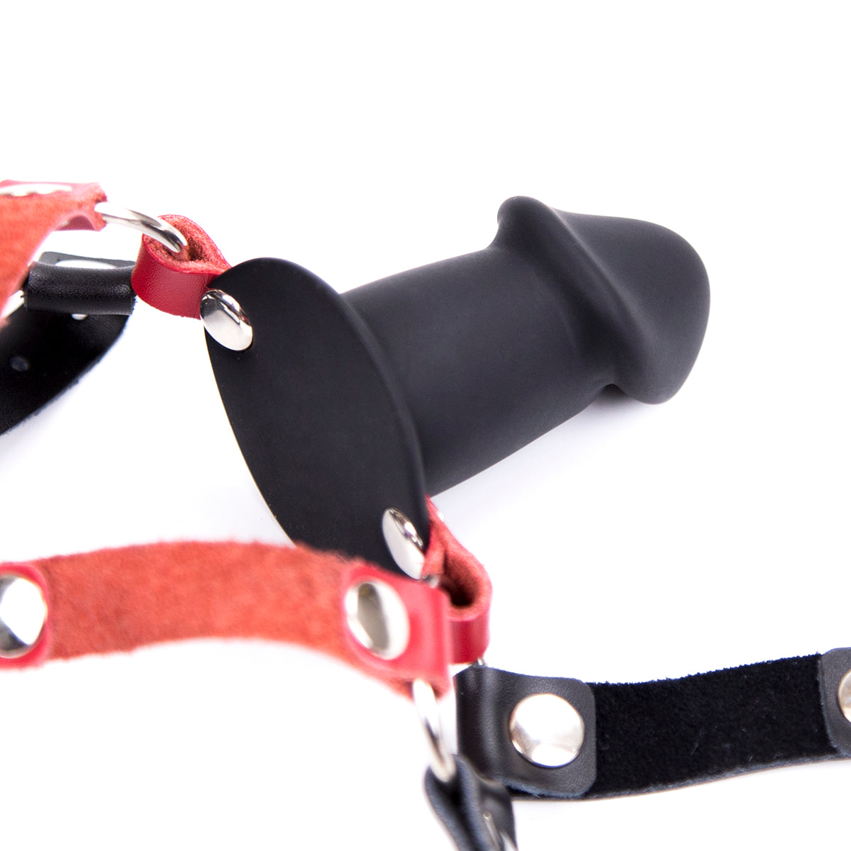 Training BDSM Mouth Silicone Dildo Gag