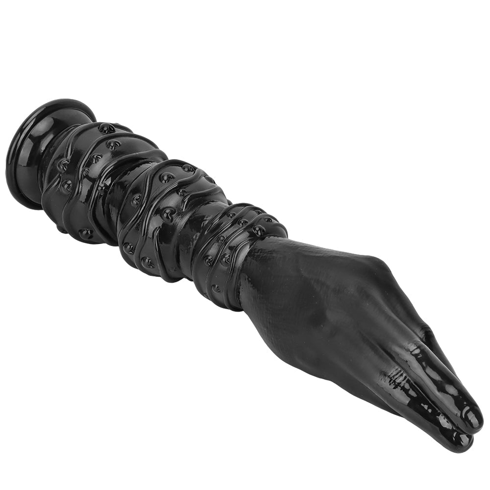 13 Inch Length Black Hand Fist Anal Dildo