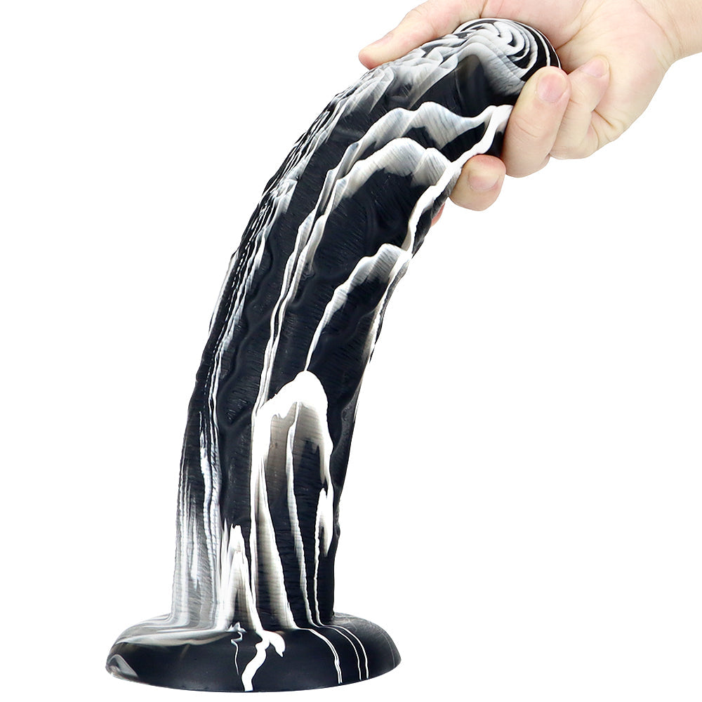 10 Inch Mixed Color 2 Inch Huge Dildo