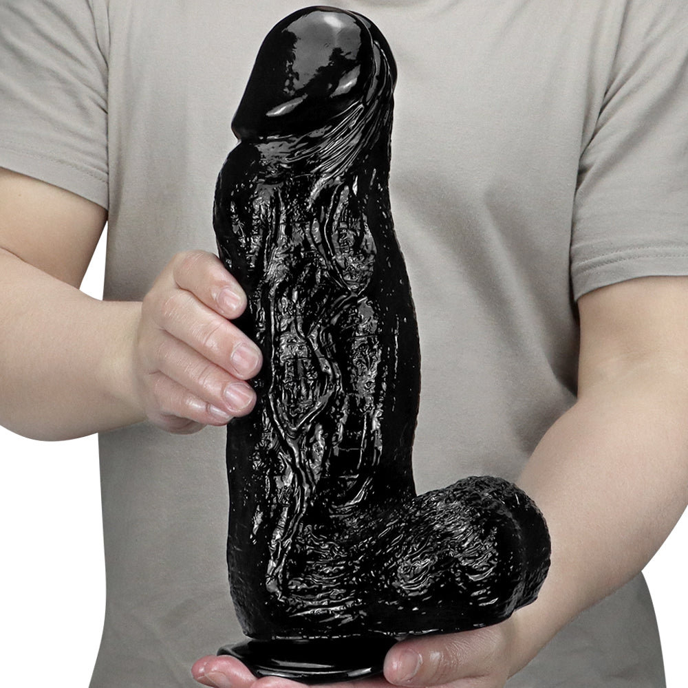 3 Inch Diameter Big Black Dildo