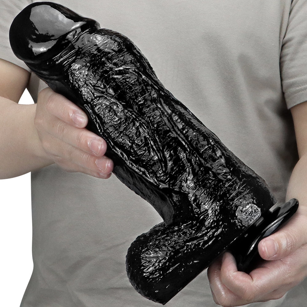 3 Inch Diameter Big Black Dildo