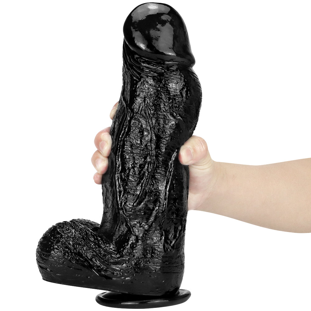 3 Inch Diameter Big Black Dildo