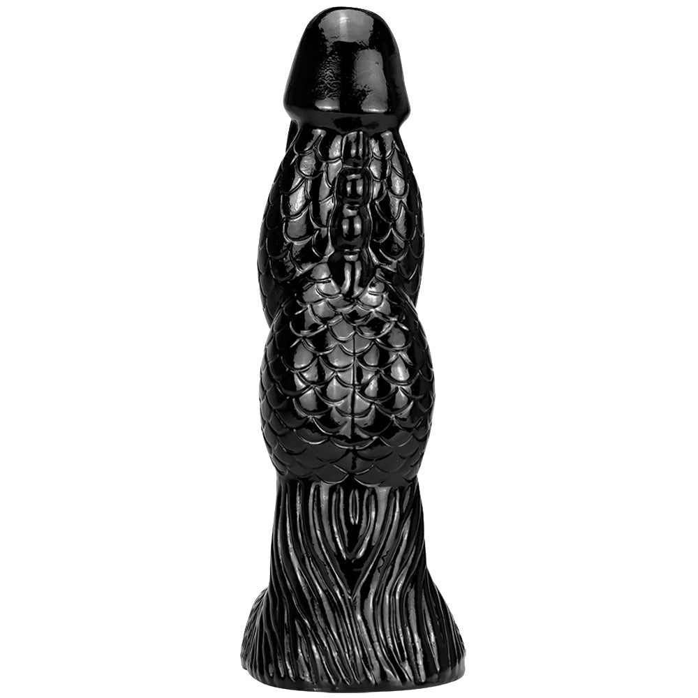 14 Inch Long Huge Black Dragon Dildo