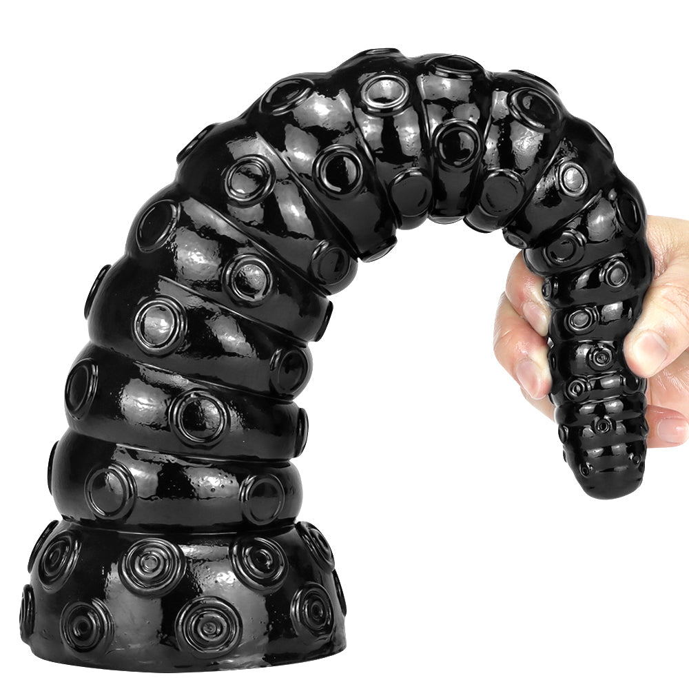 15 Inch Long Black Tentacle Dildo