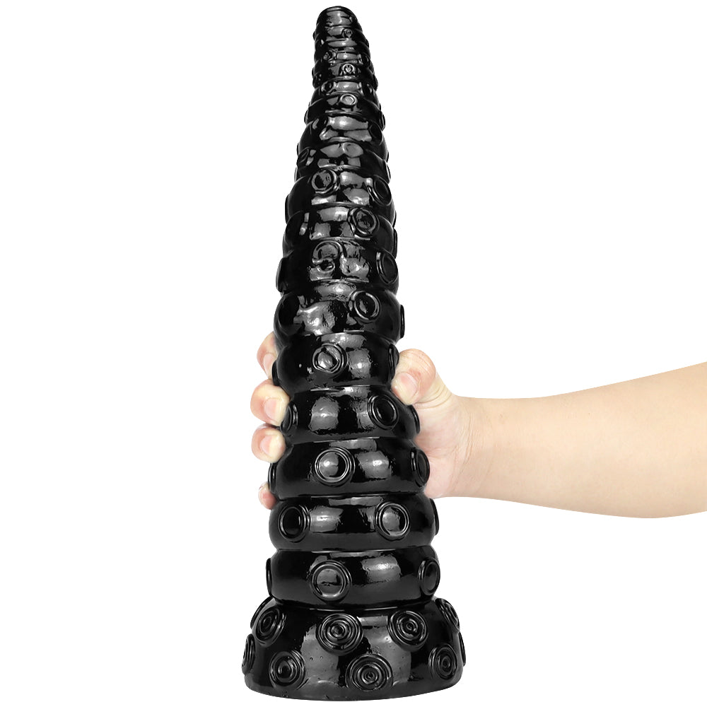 15 Inch Long Black Tentacle Dildo