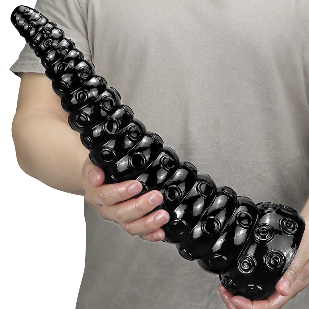 15 Inch Long Black Tentacle Dildo