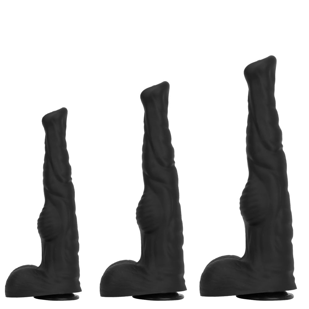 Black Giant 16 Inch Horse Cock Dildo