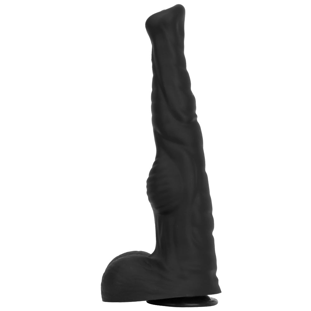16 Inch Black Huge Silicone Horse Dildo