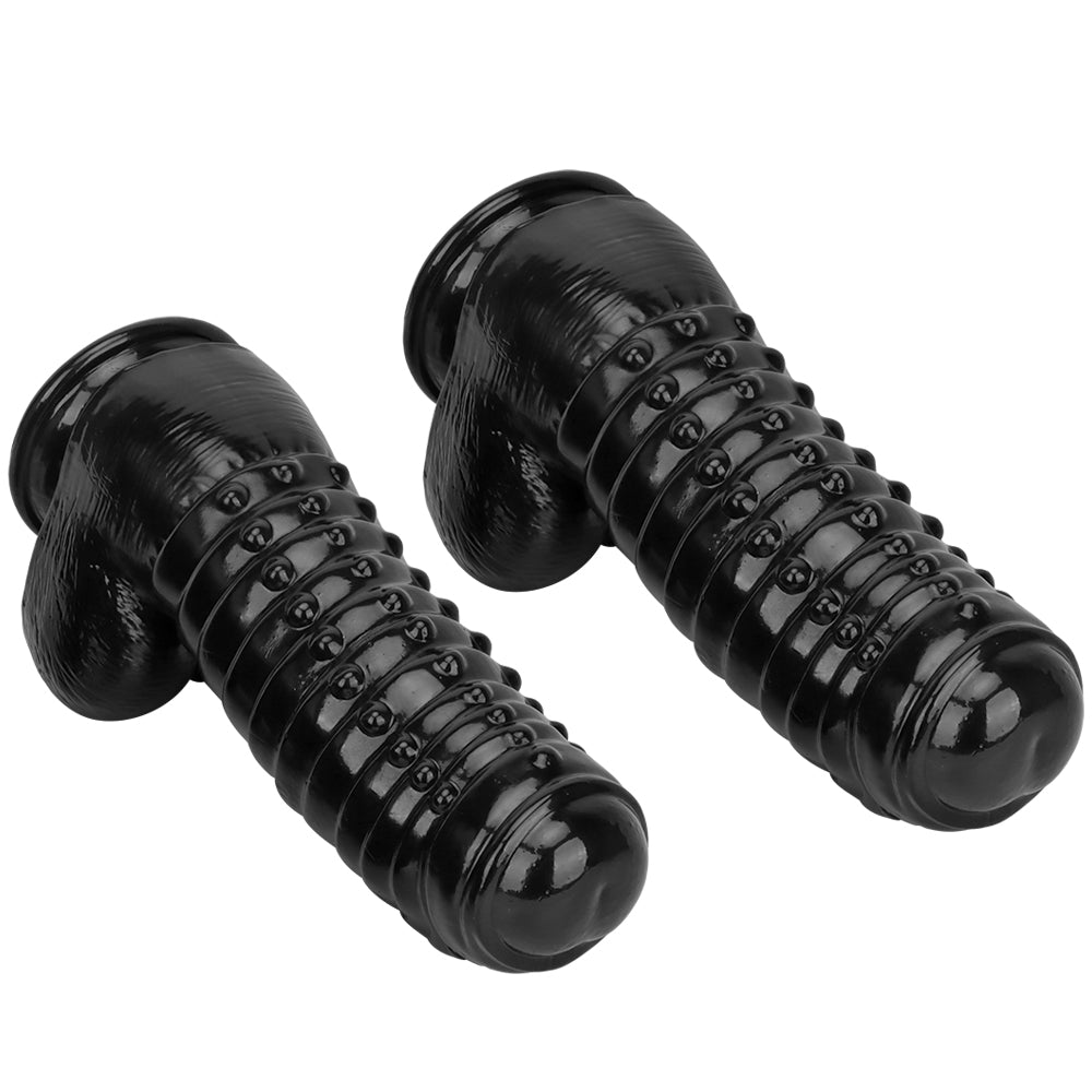 13 Inch Raised Black Huge Dragon Dildo