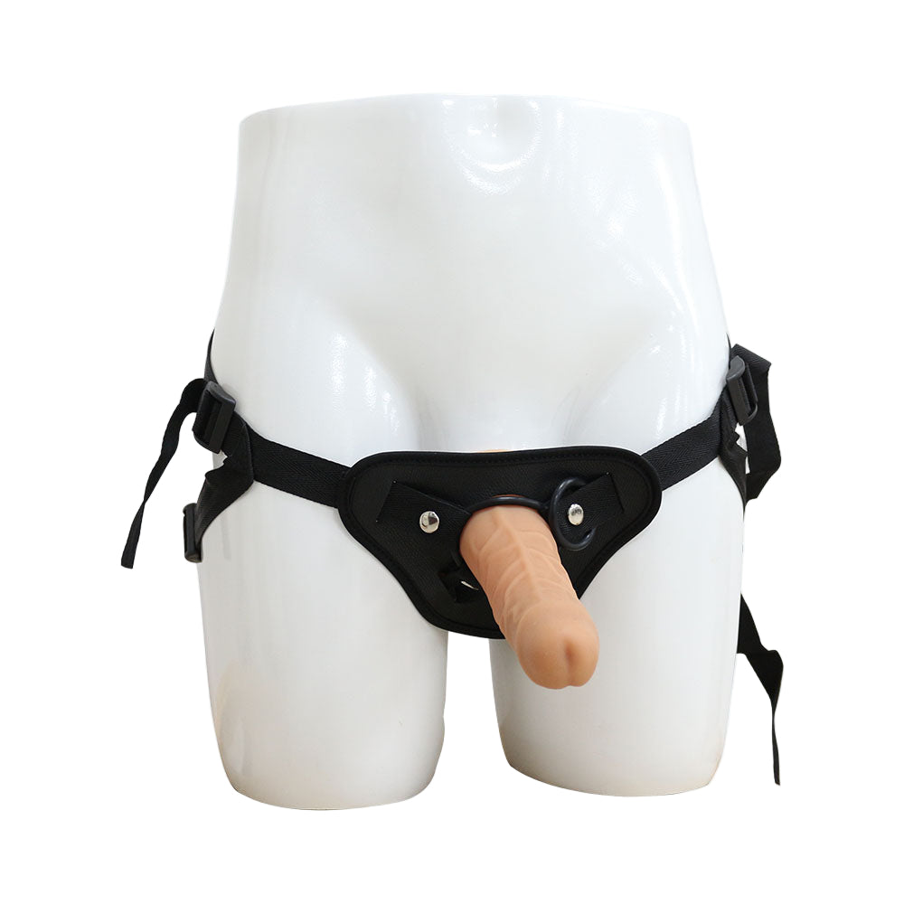 Premature Ejaculation Auxiliary Realistic Hollow Strap On