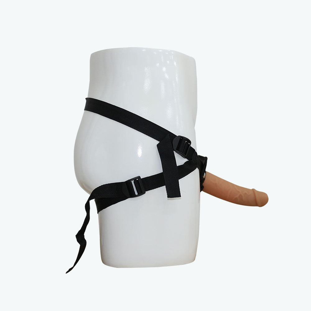 Premature Ejaculation Auxiliary Realistic Hollow Strap On