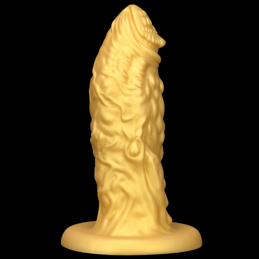 13 Inch Silicone Gold Giant Dragon Dildo