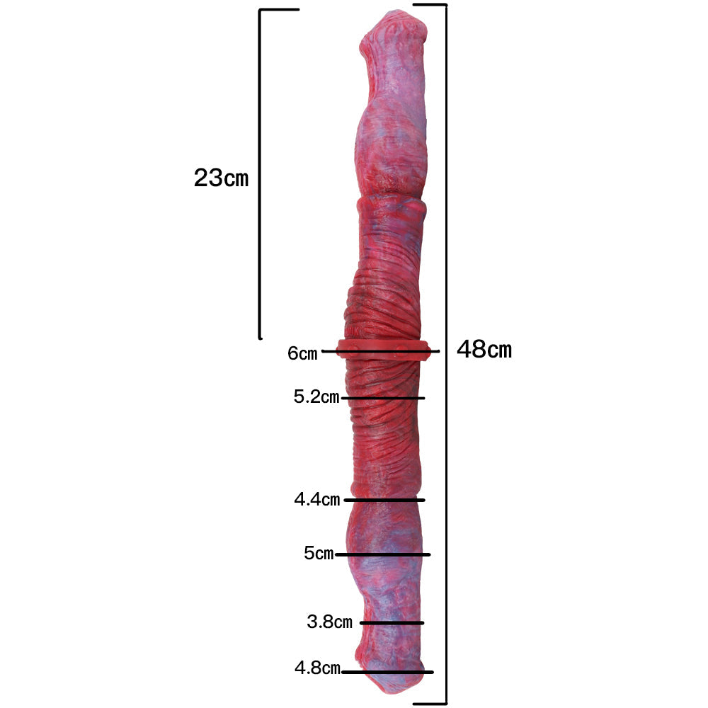 Scarlet Animal Horse Penis Long Dildo