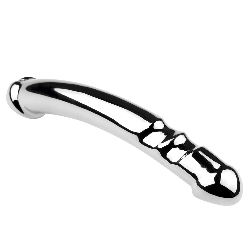 7 Inch Stainless Steel Double Headed Metal Dildo