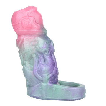 5 Inch Fantasy Mecha Monster Opening Penis Sleeve