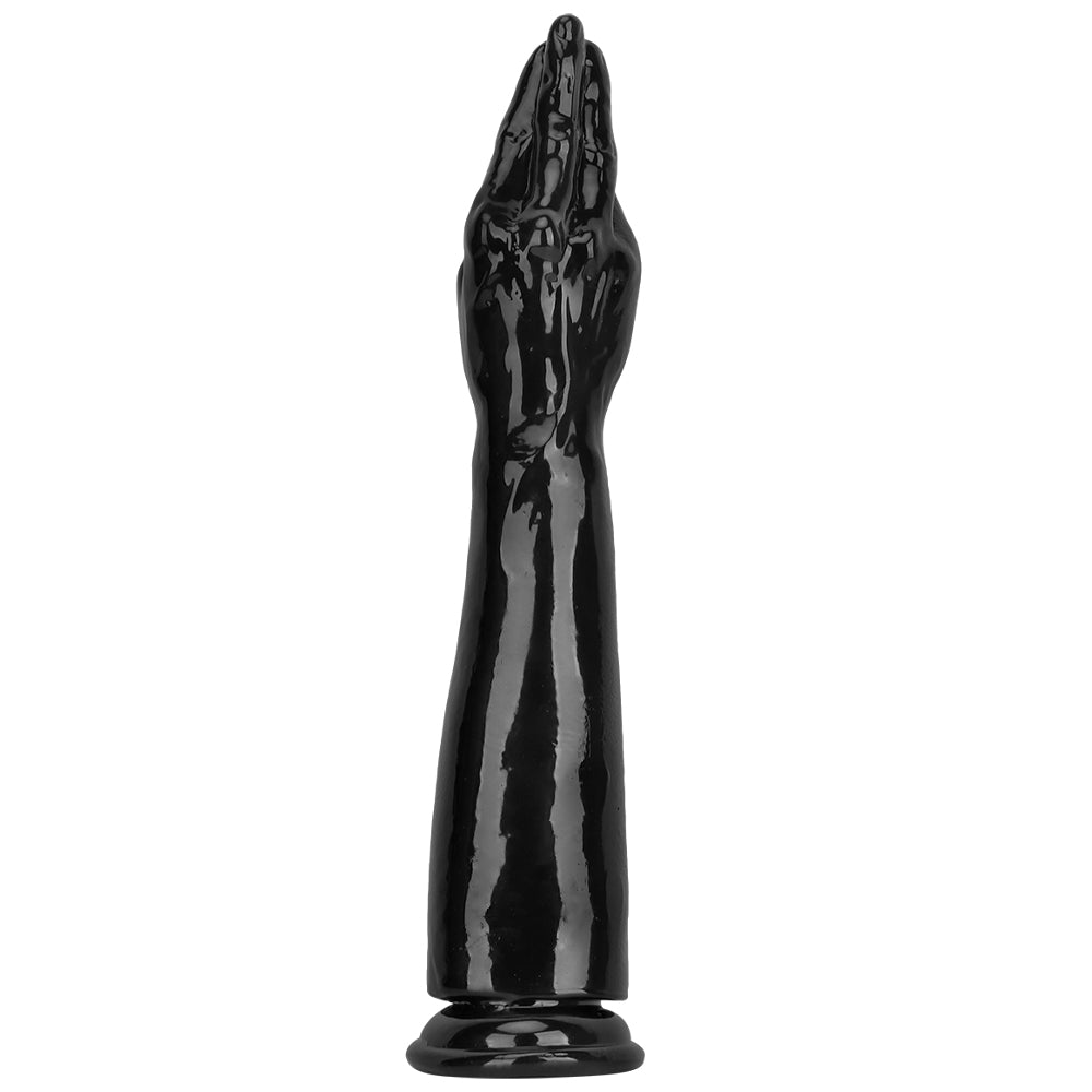 Black Realistic Extra Long Hand Fist Dildo