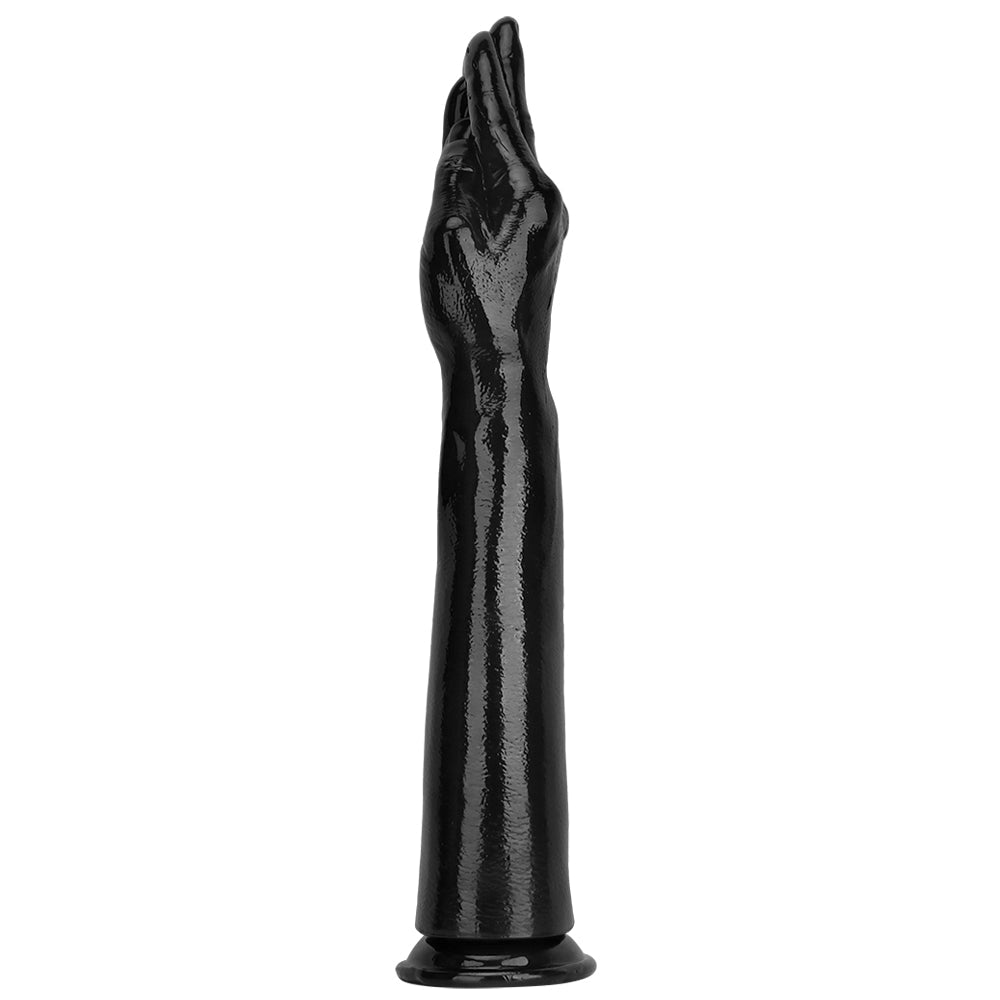 Black Realistic Extra Long Hand Fist Dildo