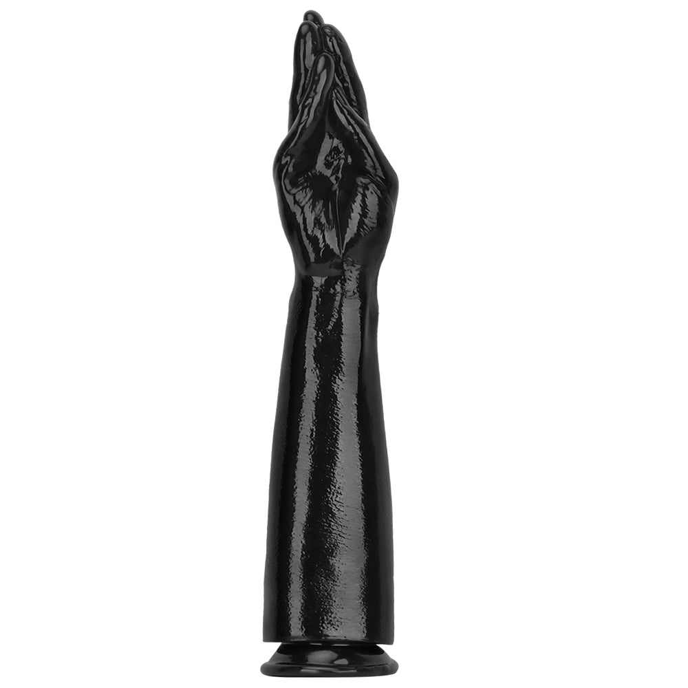 Black Realistic Extra Long Hand Fist Dildo