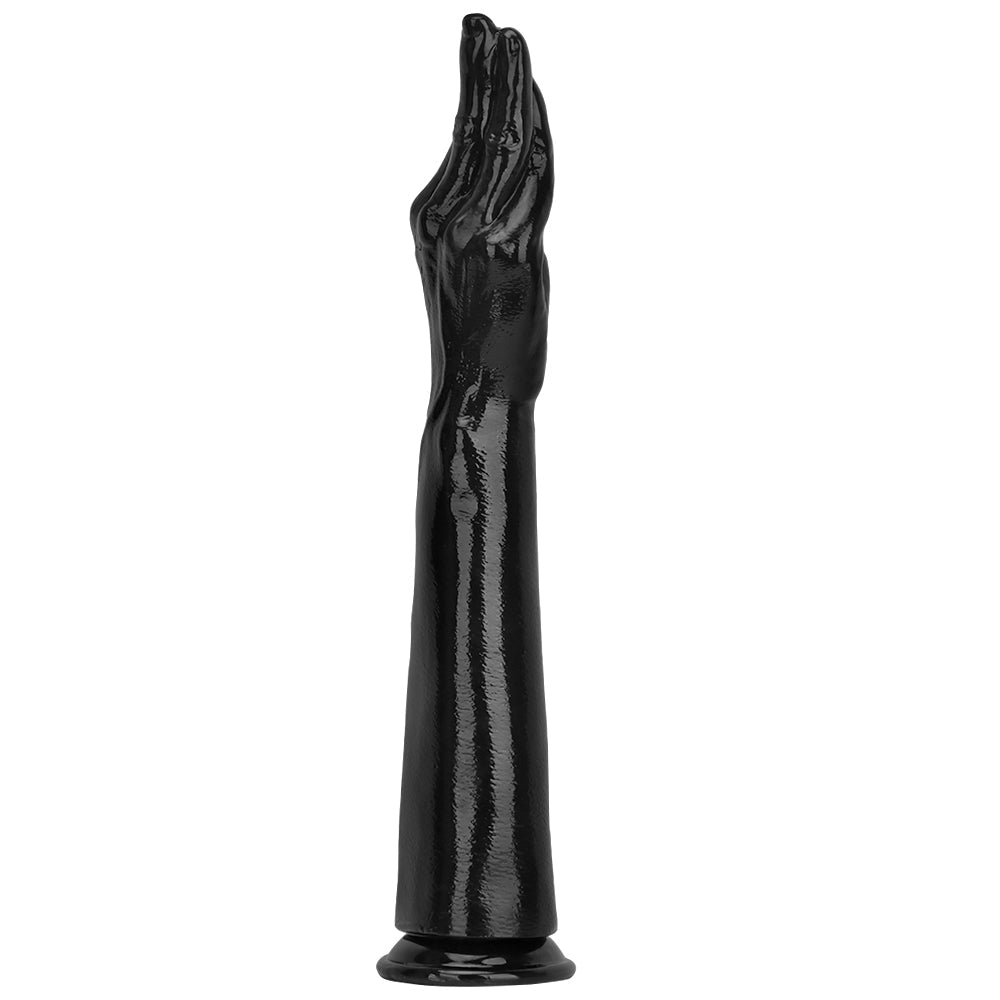 Black Realistic Extra Long Hand Fist Dildo