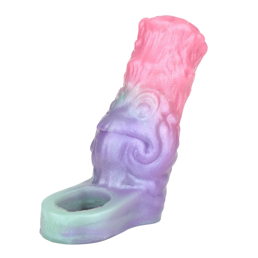 5 Inch Lurking Grown Silicone Penis Sleeve