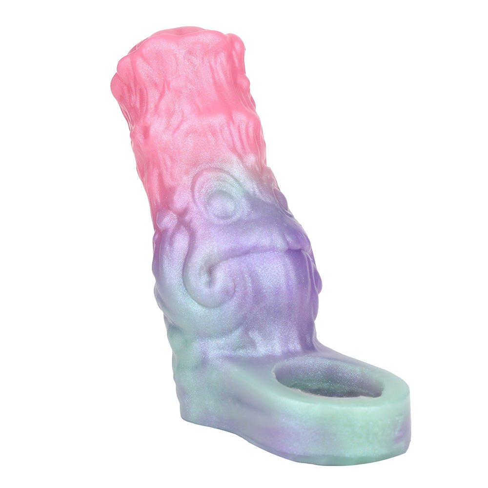 5 Inch Lurking Grown Silicone Penis Sleeve