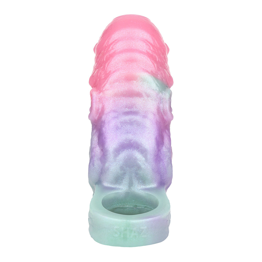 5 Inch Silicone Fantasy Monster Open Penis Sleeve