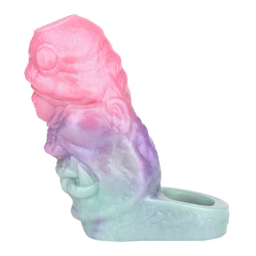 5 Inch Silicone Fantasy Monster Open Penis Sleeve