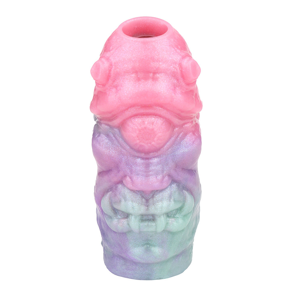 5 Inch Silicone Fantasy Monster Open Penis Sleeve