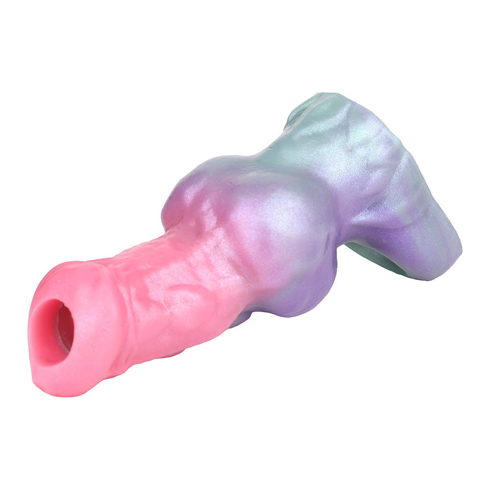 6 Inch Silicone Gradient Dog Cock Extender