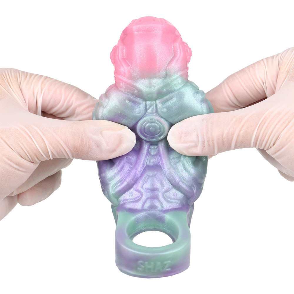 5 Inch Fantasy Mecha Monster Opening Penis Sleeve