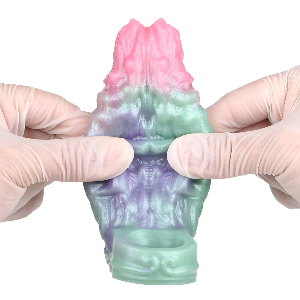 5 Inch Zombie Texture Silicone Penis Sleeve