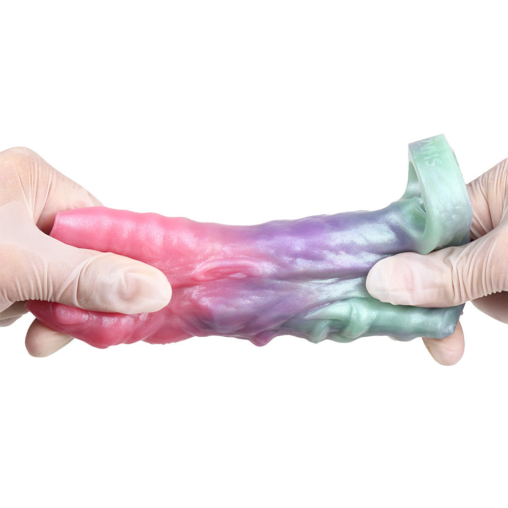 5 Inch Silicone Fantasy Monster Open Penis Sleeve