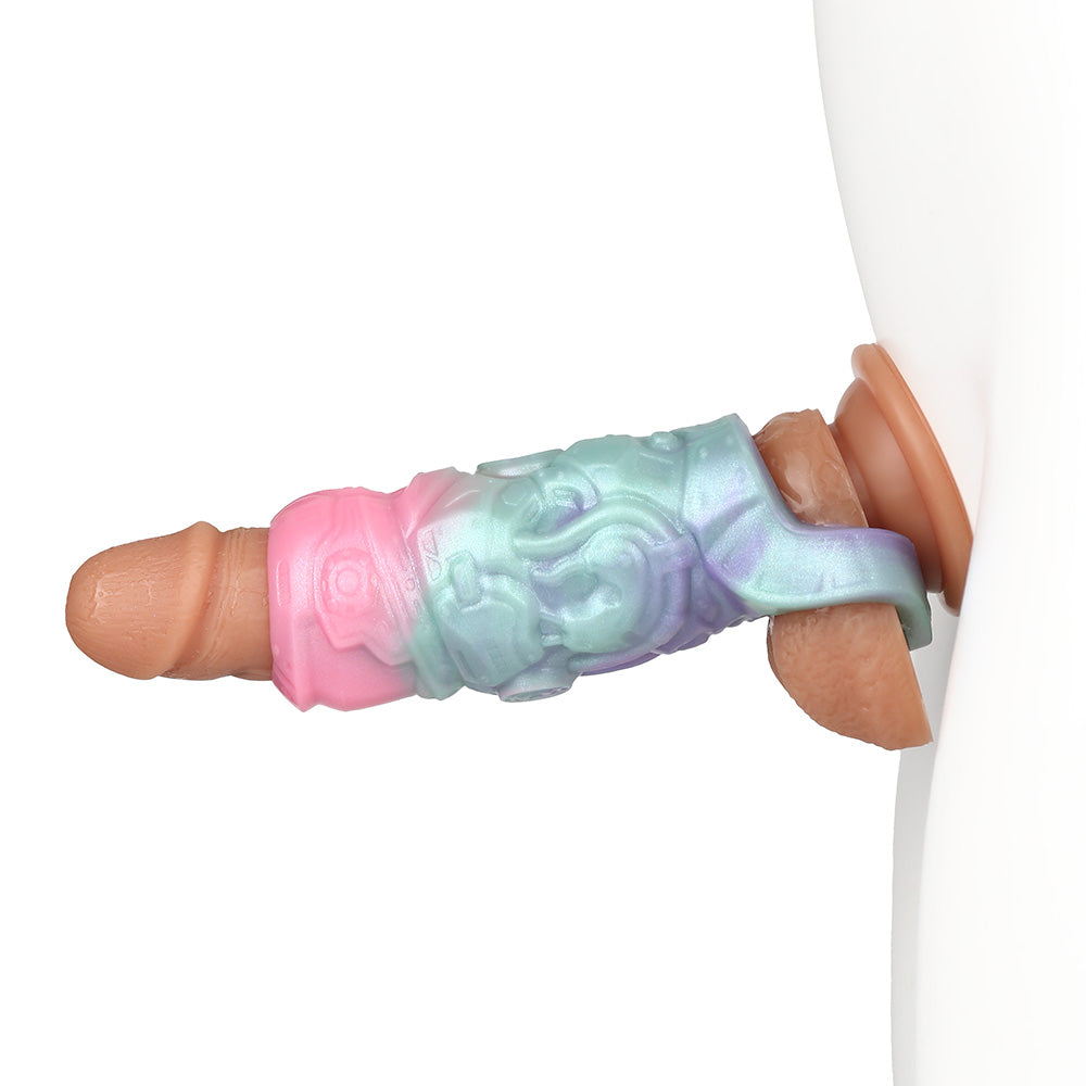 5 Inch Fantasy Mecha Monster Opening Penis Sleeve