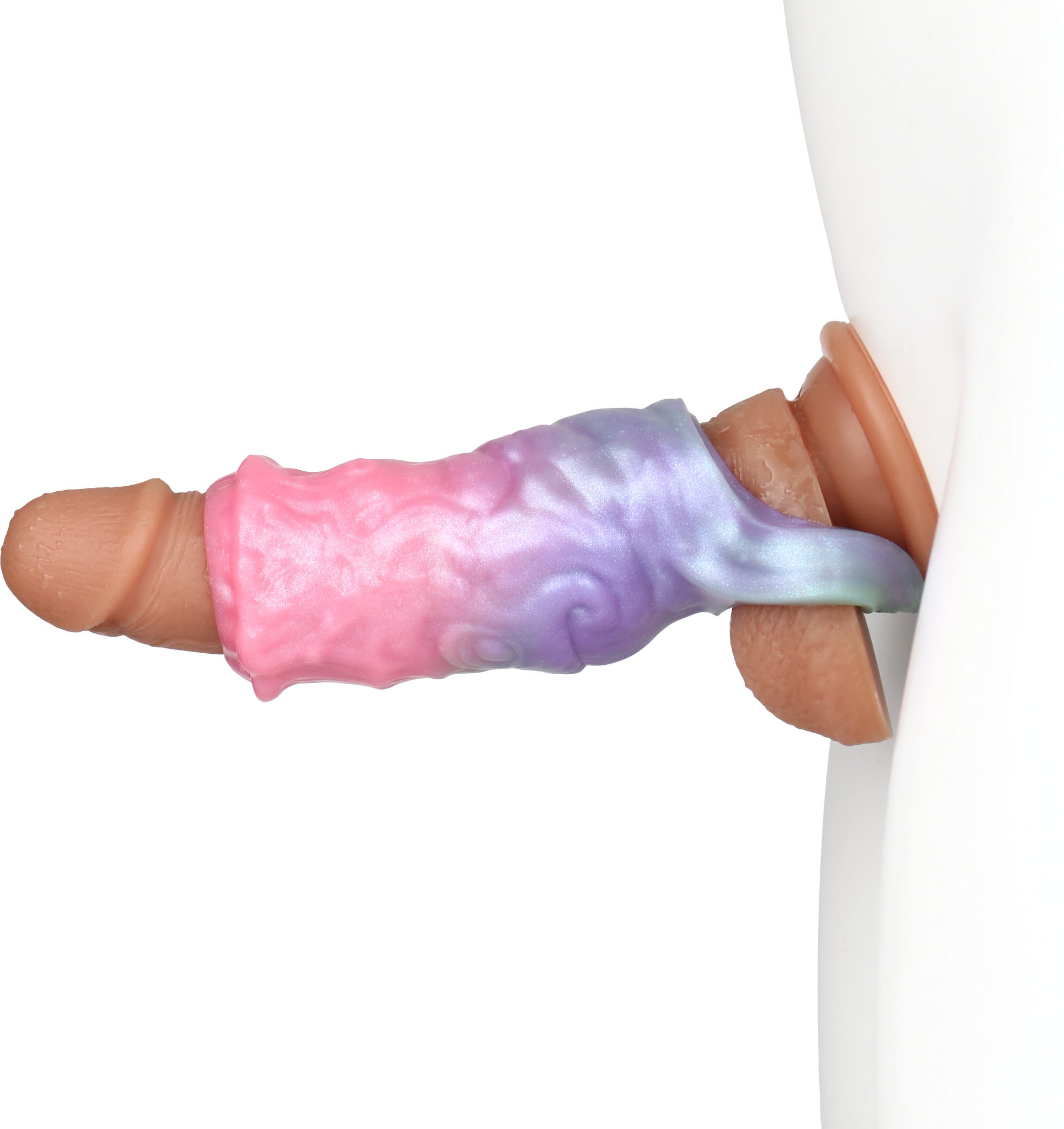 5 Inch Lurking Grown Silicone Penis Sleeve