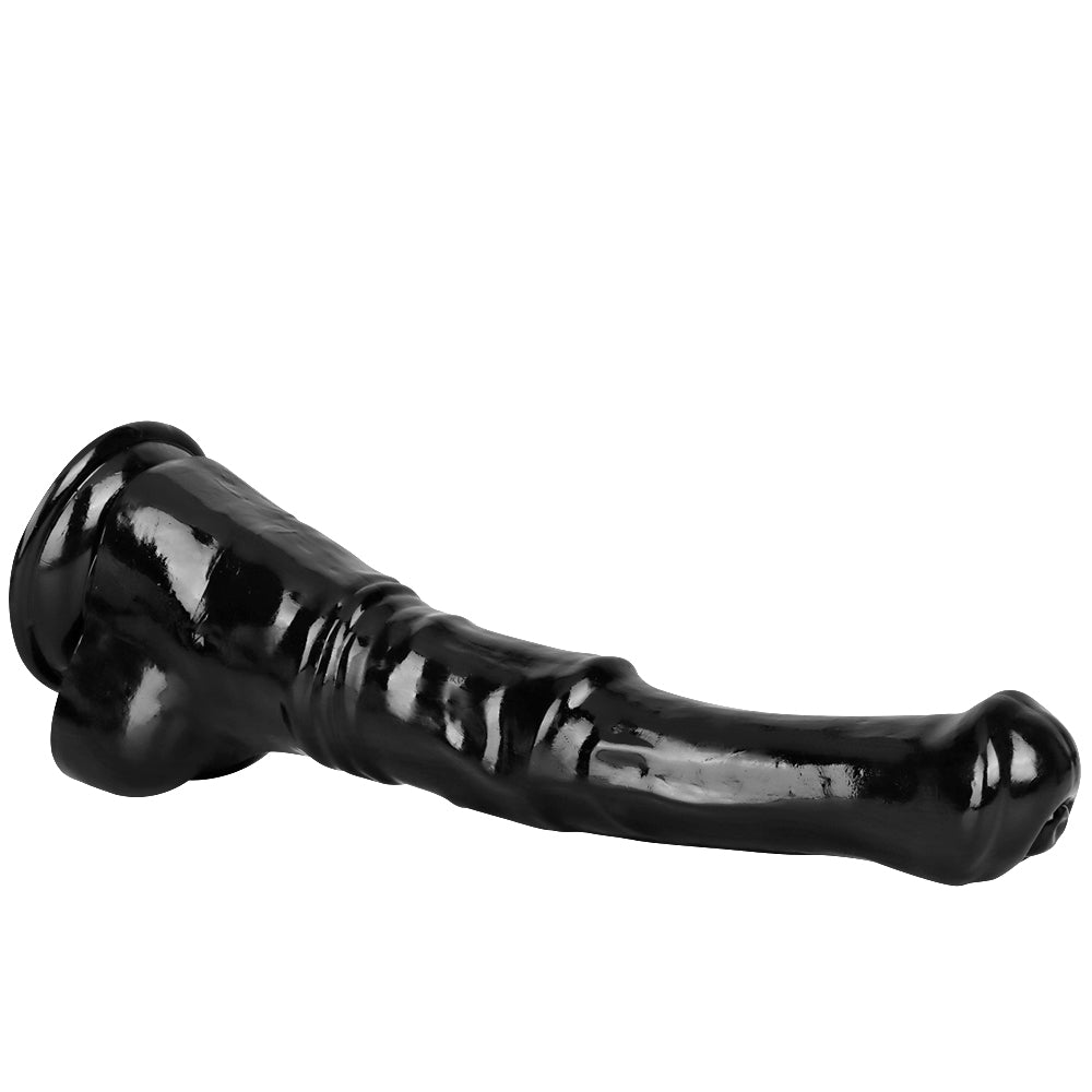 16 Inch Realistic Black Huge Horse Dildo