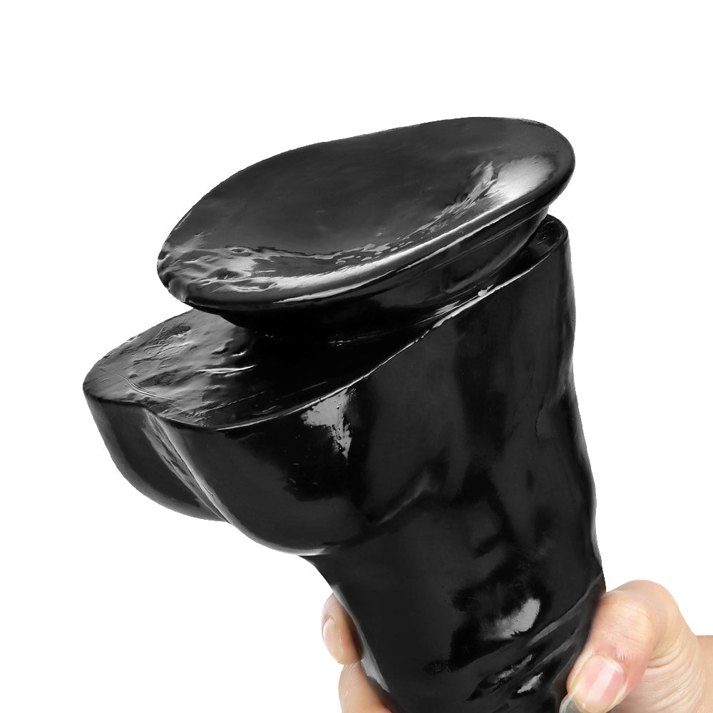 16 Inch Realistic Black Huge Horse Dildo