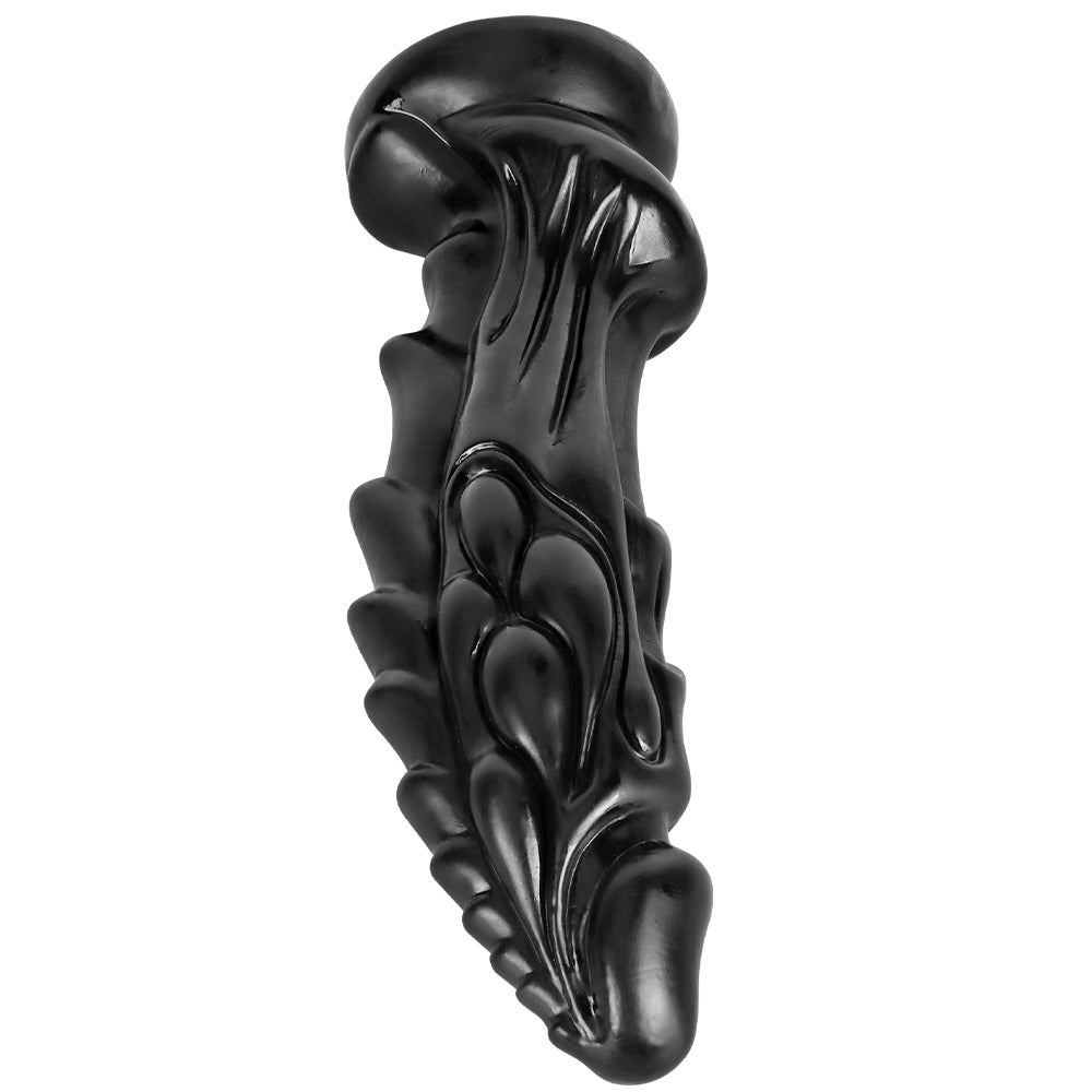 13 Inch Black Large Fantasy Dragon Dildo