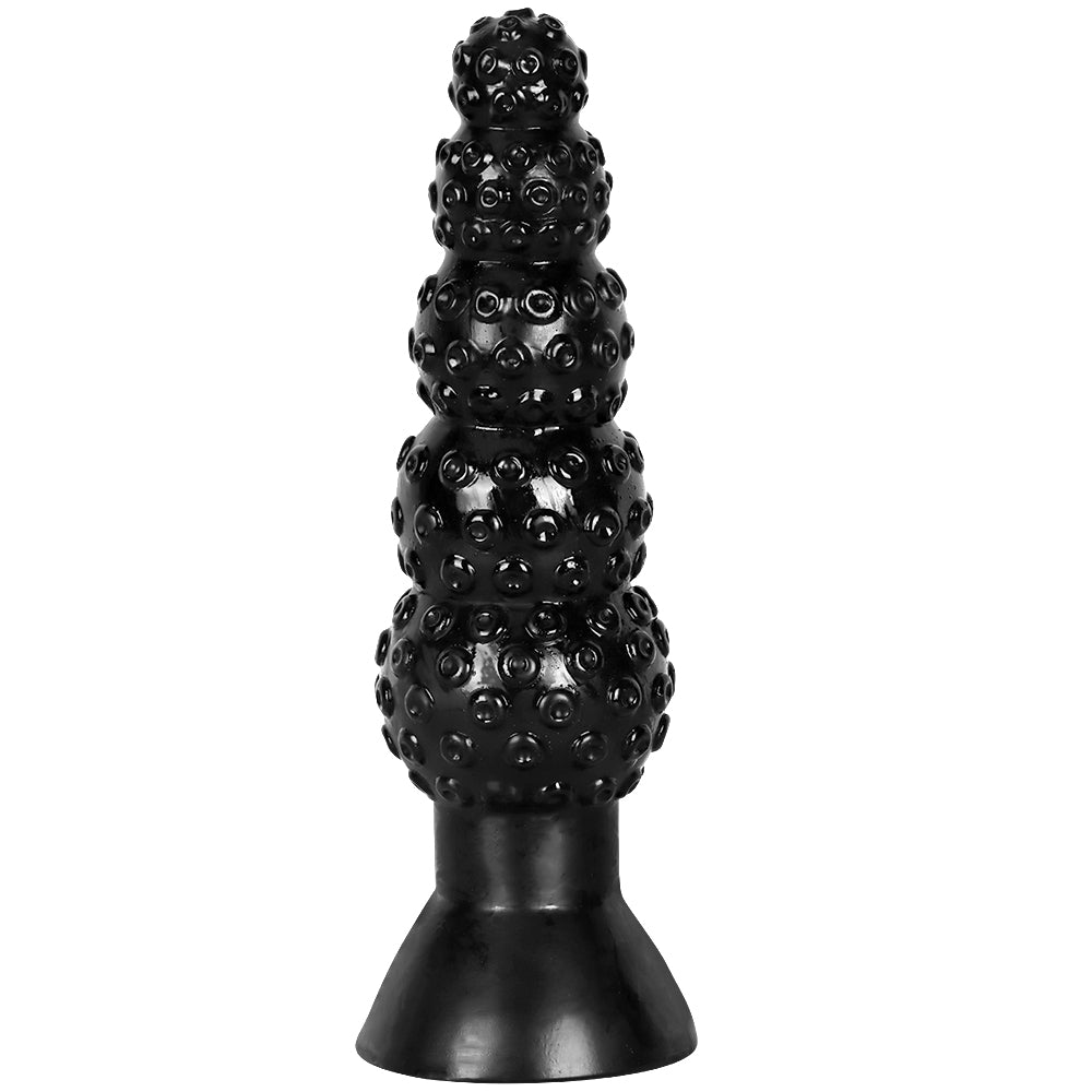 5 Beaded Black Octopus Tentacle Dildo