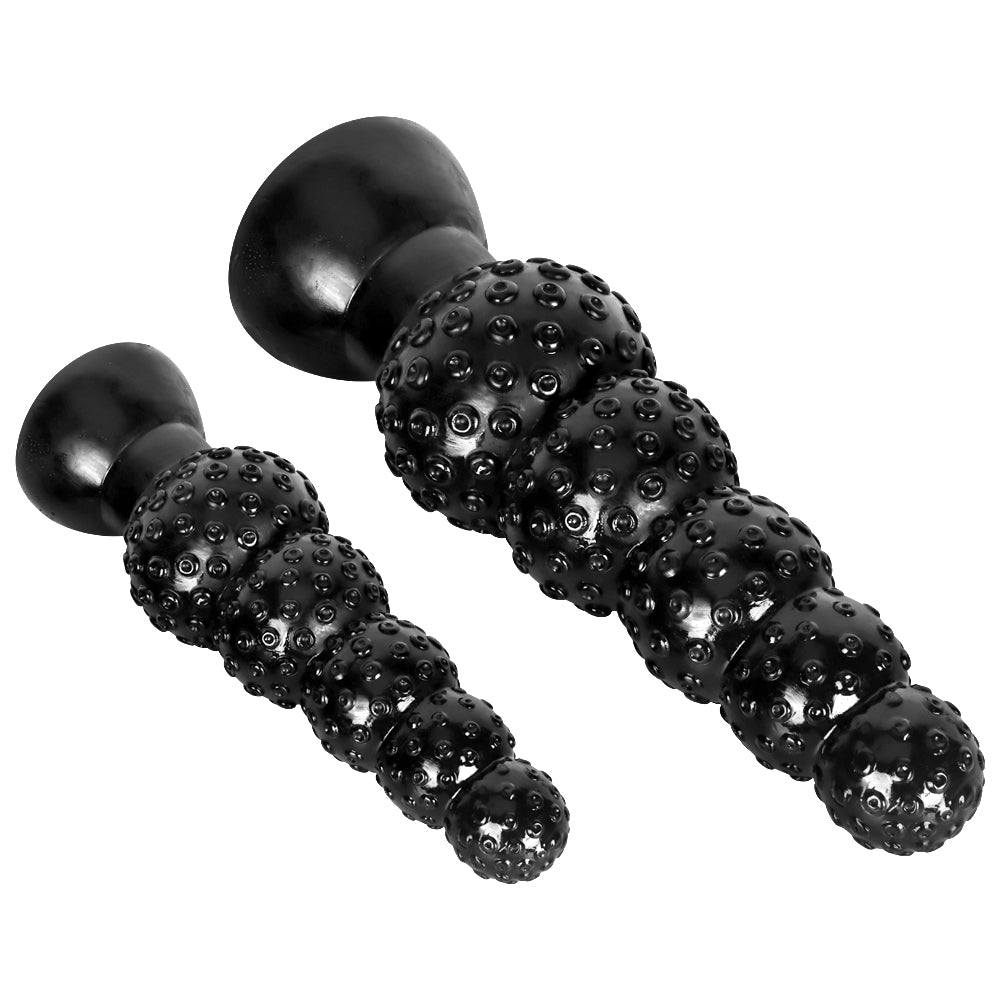 5 Beaded Black Octopus Tentacle Dildo