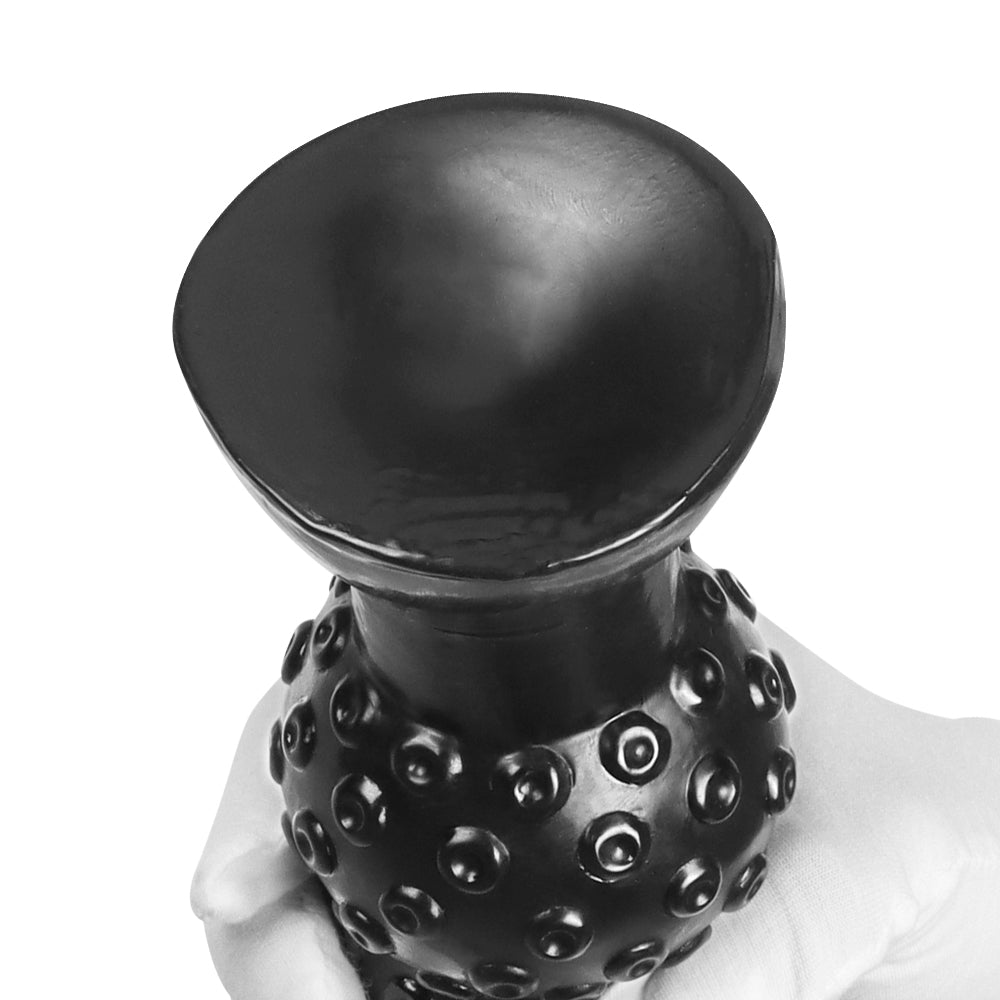 5 Beaded Black Octopus Tentacle Dildo