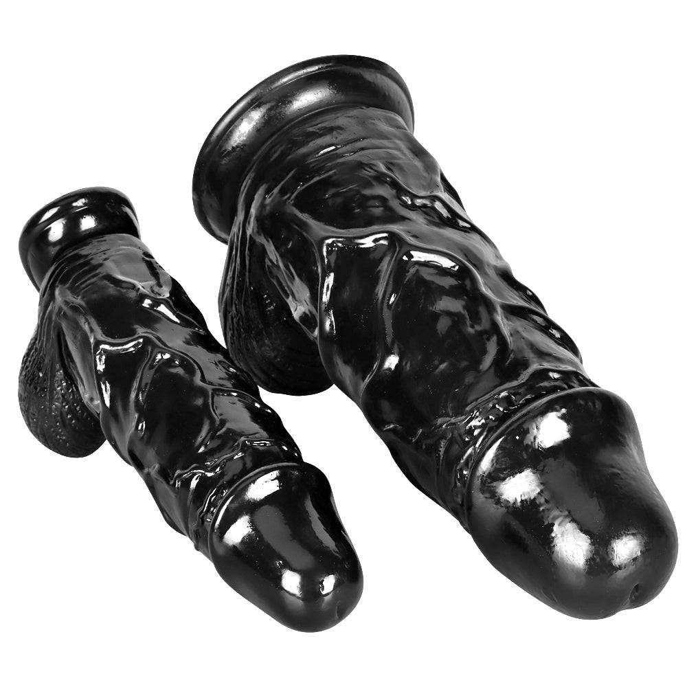 3 Inch Wide Chubby Big Black Dildo